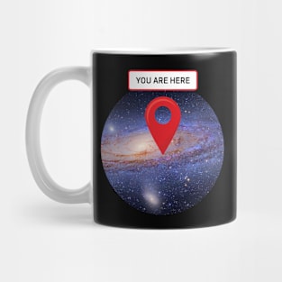 You are here: Milky Way galaxy map Mug